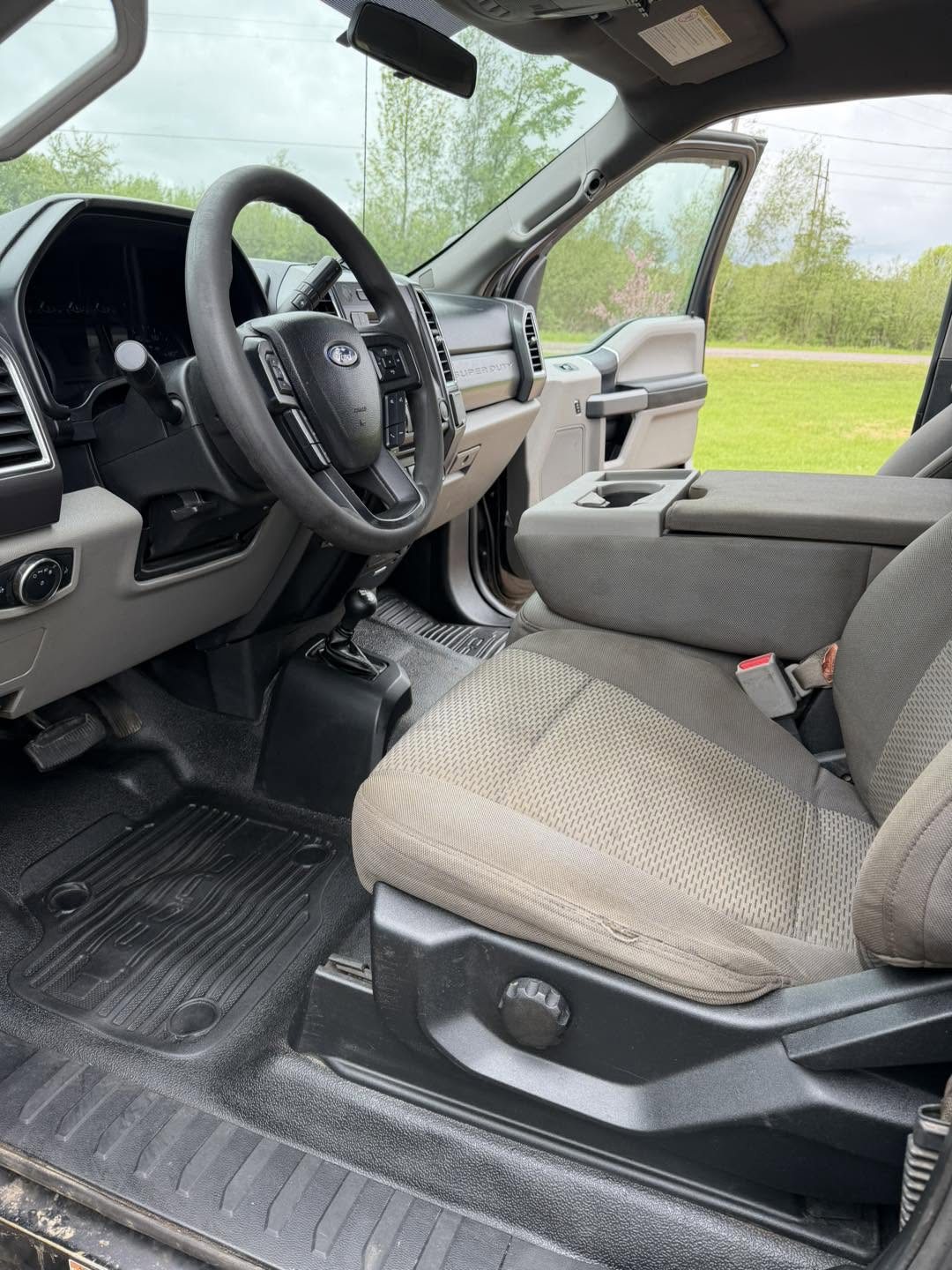Ford Super Duty interior after cleaning